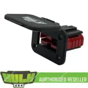 HULK 4x4 50Amp Anderson Plug Flush Mount Slim Cover Assembly Weather Proof +Red