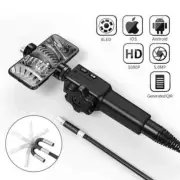 180 Degree Steering Industrial Borescope Endoscope Cars Inspection Camera 6 LED