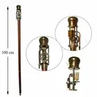 Working Steam Engine Model Brass Steampunk Collectible Walking Stick Chris-mass