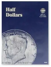 WHITMAN Half Dollars Plain Folder Holder Album #9045