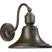 Quorum International 760-86 Fort Worth Outdoor Wall Light Oiled Bronze