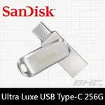 SANDISK ULTRA LUXE USB TYPE-C+A 雙用隨身碟 SDDDC4 256GB【公司貨】