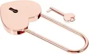 Homoyoyo Couples Wishing Lock Small Padlock Key Jewelry Box Lock Suitcase Lock Compact Diary Book Lock for Travel