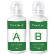 Hydroponic Nutrients A & B, 200Ml Plant Food for Indoor Growing System