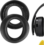 Geekria QuickFit Replacement Ear Pads Compatible with Sony PlayStation Gold Wireless New Version 2018, PS4 Gold Wireless 500 Million Limited Edition Headphones, Ear Cushions (Black)