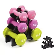 3 Tier Rack Stand Free Weights Dumbbell Set Gym Storage Rack Hand Weight Tower
