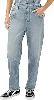 [Silver Jeans Co.] Women's 90s Baggy Straight Leg Overall Jeans