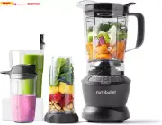 Blender Combo 1200W, Dark Grey, Blender, Smoothie Maker, Switch between Single-S
