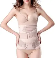 [FoRes] Adjustable Pelvic Correction Belt Belly Girdle Support Recovery Waist Pelvis 3 In 1 Postpartum Belt For Back Support, Postpartum Recovery, Belly Wrap (Size : XX)
