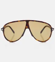 [Tom Ford] Tom Ford Vladimir T Icon aviator sunglasses One Size brown