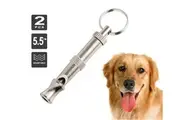 Qttie 2PCS Dog Whistle Training Pet Obedience Ultrasonic Supersonic Professional Pitch Mix Adjust the Frequency