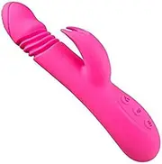 AYATOO Viberate Rabbit Thrusting Rotating Vibrating Toys wtih 7 Speeds, Strong Feeling Fluttering Large Size Toys for Women