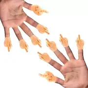 Tiny Hands (Middle Finger Sign) - 10 Pack - MFU Style Mini Hand Puppet