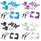 Aluminum Alloy Front Steering Cup Knuckle Arm Kit For Tamiya CC01 1/10 RC Car