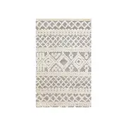 Armada White Light Grey Rug 80X320Cm
