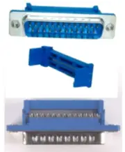 Lot10 Male DB25pin/wire IDC/IDS Ribbon/Strap cable/wire Crimp end/terminator
