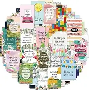 72 Pcs MiNi Affirmation Cards,Inspirational Quote Cards,Lunch Box Notes Card,Motivational Quotes Card,Pocket Size positive Affirmation Card