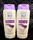 2pk PRO SILK LAVENDER & CHAMOMILE STRESS RELIEF CALMING CLEANSING BODY WASH 16oz