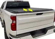 ALCYBD Automatic Hard Roll Up Pickup Truck Retractable Bed Cover Electric Tonneau Lid Compatible for Chevrolet Gmc Chevy Silverado