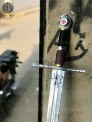 Top Quality Handmade Faithkeeper Knights Templar Sword Replica With Scabbard