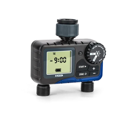 K-Rain K Dial Dual Outlet Digital Tap Timer