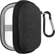 [Geekria] Shield Earbuds Case Compatible with Apple AirPods 4 AirPods Pro 2 AirPods Pro AirPods 3 AirPods 2 True Wireless Earbud, Replacement Hard Shell Travel Carrying Bag with Carabiner Clip