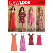 New Look Sewing Pattern 6096 N6096 Misses' Dresses