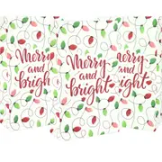 Merry And Bright Paper Lolly / Treat Bags (Pack of 6)