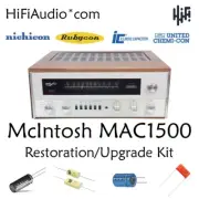 McIntosh MAC1500 receiver rebuild restoration filter Capacitor upgrade Kit