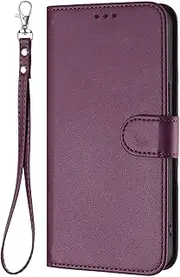 [BEENTRYS] Wallet Case for Oppo A96 4G / K10 4G Cover,PU Leather Flip Folio Case Card Slots Holder Kickstand Magnetic Closure Durable Shockproof TPU Protective Phone Case-Violet