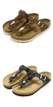 Birkenstock Women's Gizeh Braided Thong Sandals Unisex Flip Flops