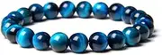 [QJZM] Bracelets for Women Crystal Bracelet Jewelry Energy rystal Yoga Bracelet Drop-Royal Blue_8mm Beads
