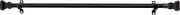 Rod Desyne Frame 7/16" Cafe Steel Curtain Rod Extends 18-28" - Black