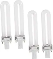 Gatuida 4pcs Replacement Nail Lamp Tube 12w Nail Light Led Lamp for Gel Manicure Light Tube Mini Uv