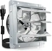 Upgraded 7 Inch Shutter Exhaust Fan for Garage, Greenhouse, Shop, Attics, Chicke