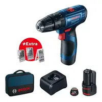 在飛比找樂天市場購物網優惠-BOSCH 12V 充電式震動電鑽專業套裝 GSB 120-