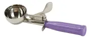 Ice Cream Disher, Size 16, Purple PP Hdl, Allergen Free (12 Each)