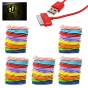40X 6FT USB SYNC DATA POWER CHARGER CABLE IPHONE 4S IPOD TOUCH CLASSIC NANO IPAD