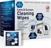 Premoistened Lens Wipes | Anti-Static, Anti-Fog, Quick-Dry & Scratch-Free|