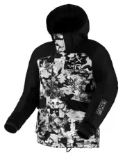 FXR Kicker 22 Youth Snow Jacket White Camo/Black