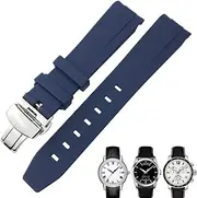 [SKXMOD] 19mm 20mm Curved End Rubber Watchband for Tissot 1853 Lelocle PRC200 Rolex Submariner Hamilton Omega Waterproof Watch Strap