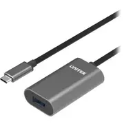 UNITEK U304A USB3.1 USB TypeC Plug to USB Type A Socket Active Extention Cable 5m