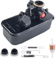 ANTO Fuel Tank and Carburetor Assembly for Briggs & Stratton 499809 498809A 494406 with 698719 691859 692211 Governor Spring Primer Bulb