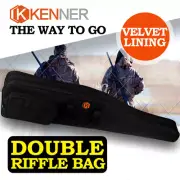 KENNER 48" Double Gun Rifle Bag 600D Foam Case Storage Shotgun Hunting Shooting