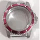 39.5mm 復古錶殼亞克力玻璃氣泡鏡鋼殼雙向旋轉手錶配件適用於 NH35 NH36 機芯