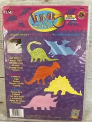Plaid Vintage Jumbo Craft Set Of 5 Flower Cardboard Stencils New Paint Chalk