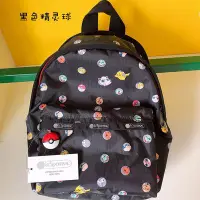 在飛比找Yahoo!奇摩拍賣優惠-╭＊全新現貨＊LeSportsac 寶可夢黑色精靈球皮卡丘 