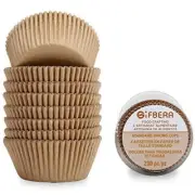 Natural Odorless Cupcake Liners Standard Greaseproof Paper Muffin Baking Cups...