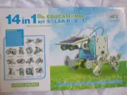 STEM 14 in 1 Solar Powered Car Robot Kit DIY Educ Science Experiment Toy NEW