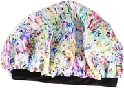 Ipetboom Fashionable Elastic Bath Caps for Women Breathable Shower Hats Versatile Hair Protection for Cooking and Spa Activities